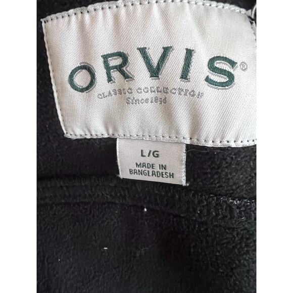 Orvis Shacket Sz L White Black Plaid  Pockets Cotton Snap Buttons Winter Fall - Picture 3 of 8